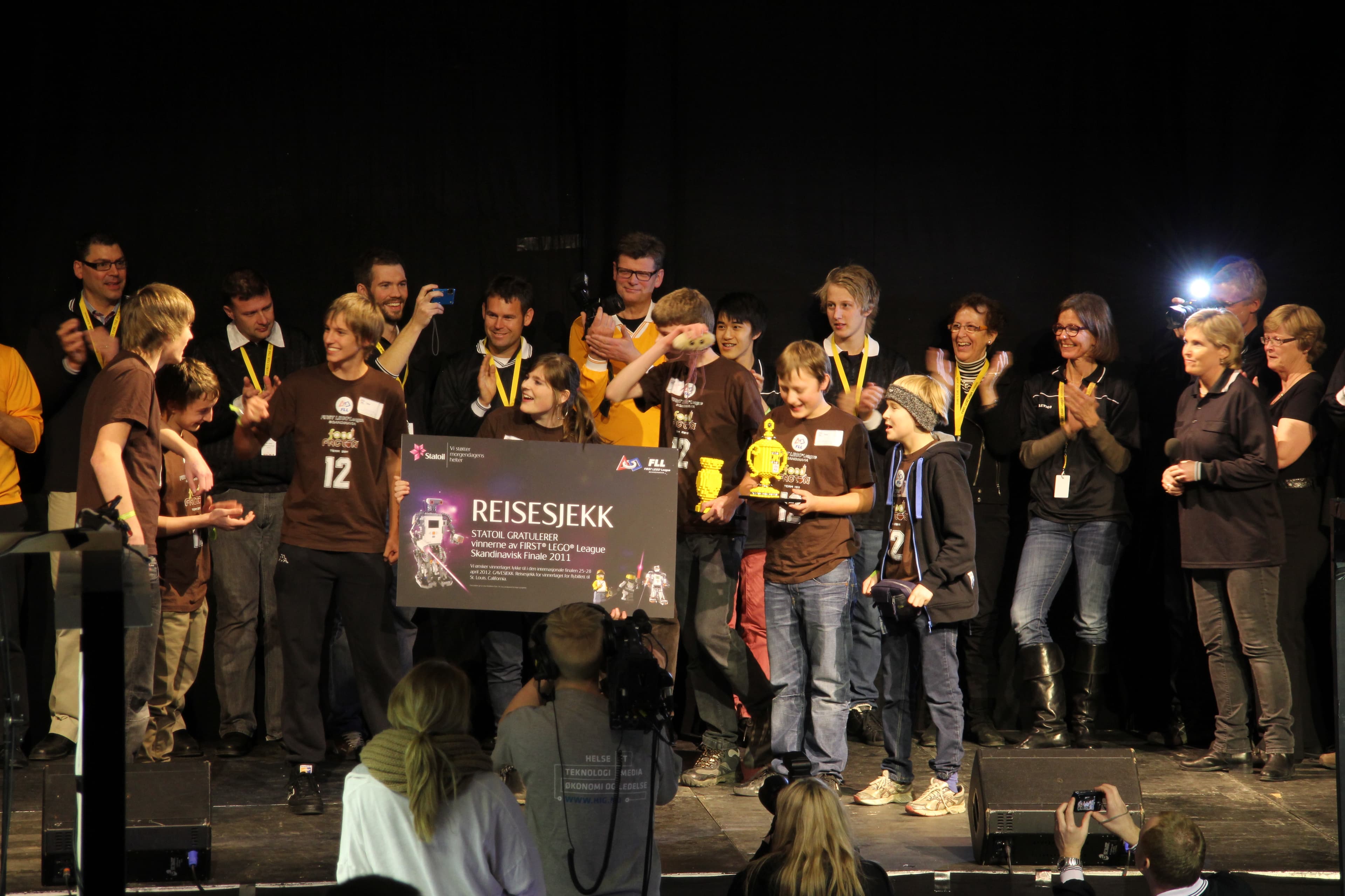 Skandinavisk finale medaljesermoni 2011