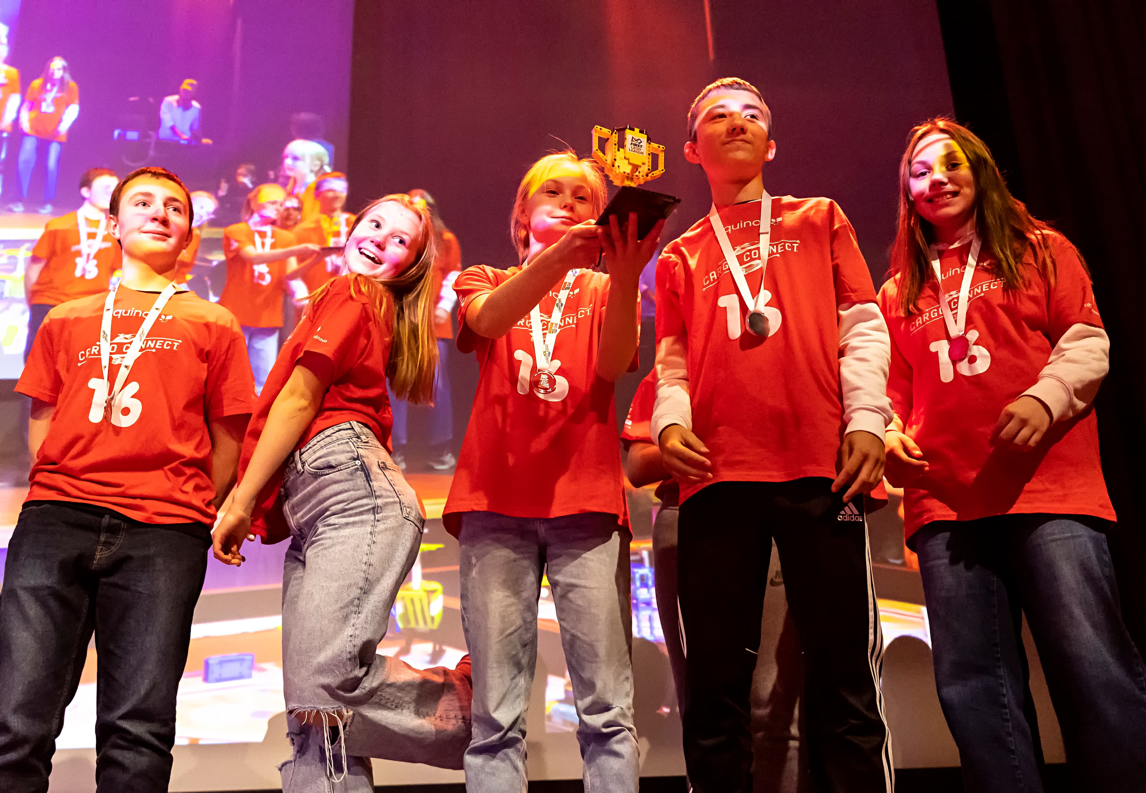 Team DBU_Vinner robotkonkurransen_Foto Allan Berg